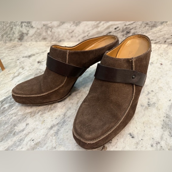 Cole Haan brown suede leather mules size 8.5 - Picture 5 of 7